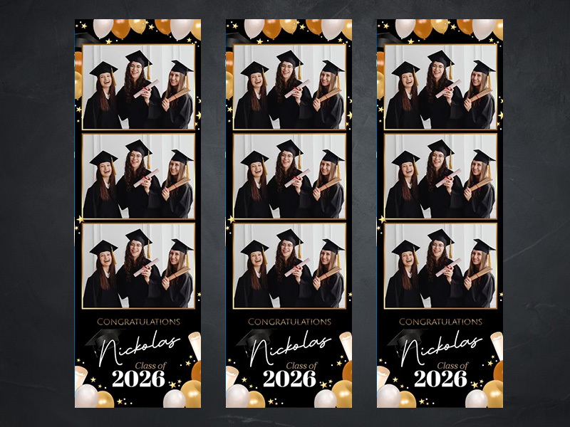 Cabina de fotos para graduación en Lima – FRK Studio